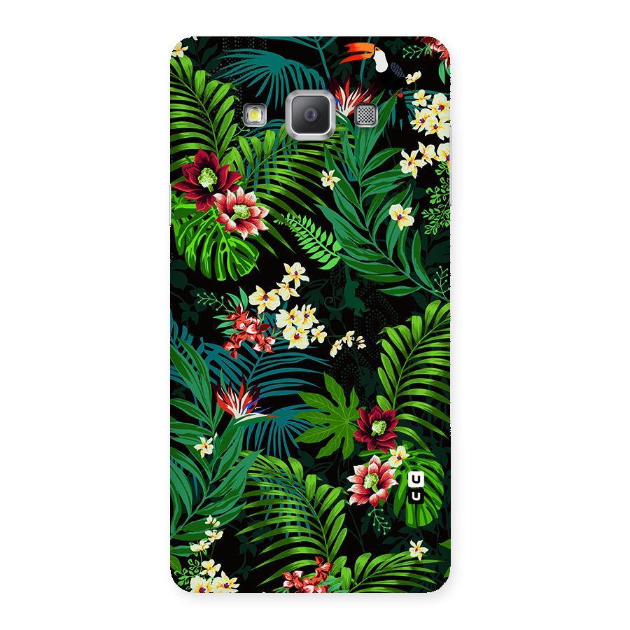 Green Leaf Design Back Case for Galaxy A7