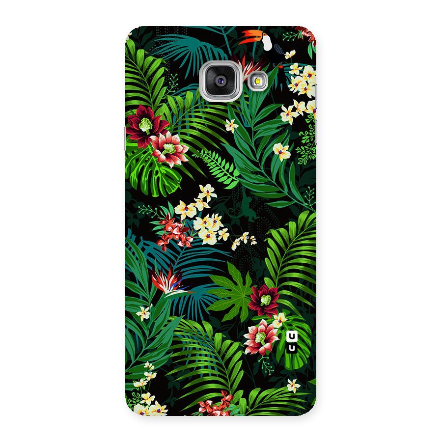Green Leaf Design Back Case for Galaxy A7 2016