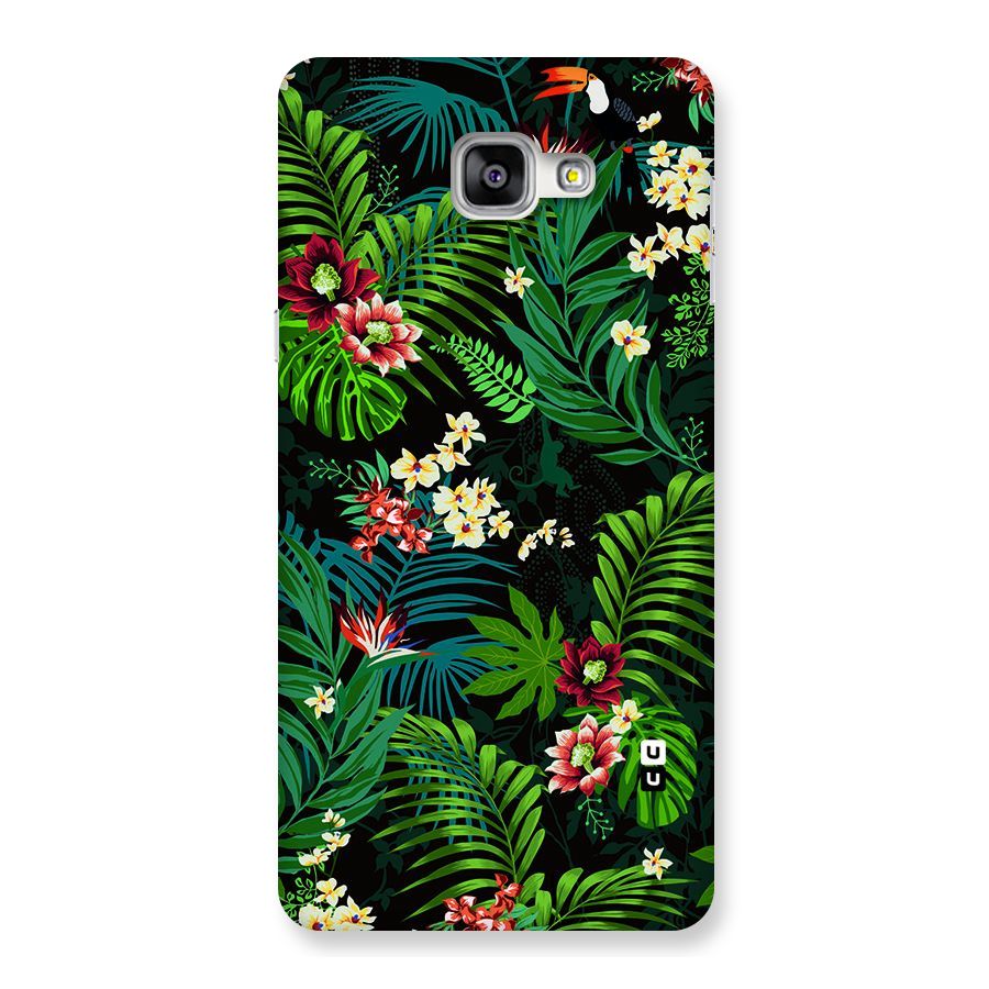 Green Leaf Design Back Case for Galaxy A9