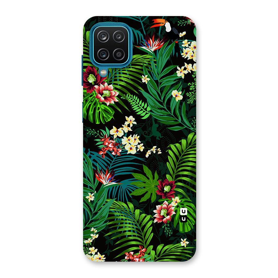 Green Leaf Design Back Case for Galaxy F12