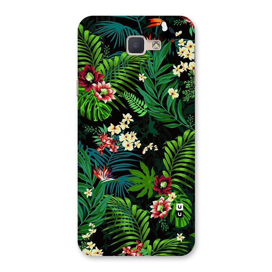 Green Leaf Design Back Case for Galaxy J5 Prime