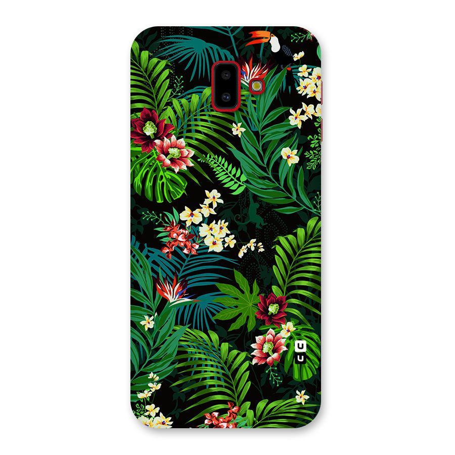 Green Leaf Design Back Case for Galaxy J6 Plus