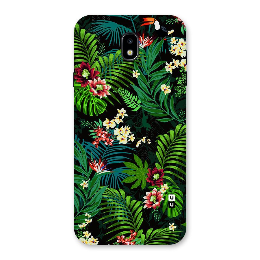 Green Leaf Design Back Case for Galaxy J7 Pro