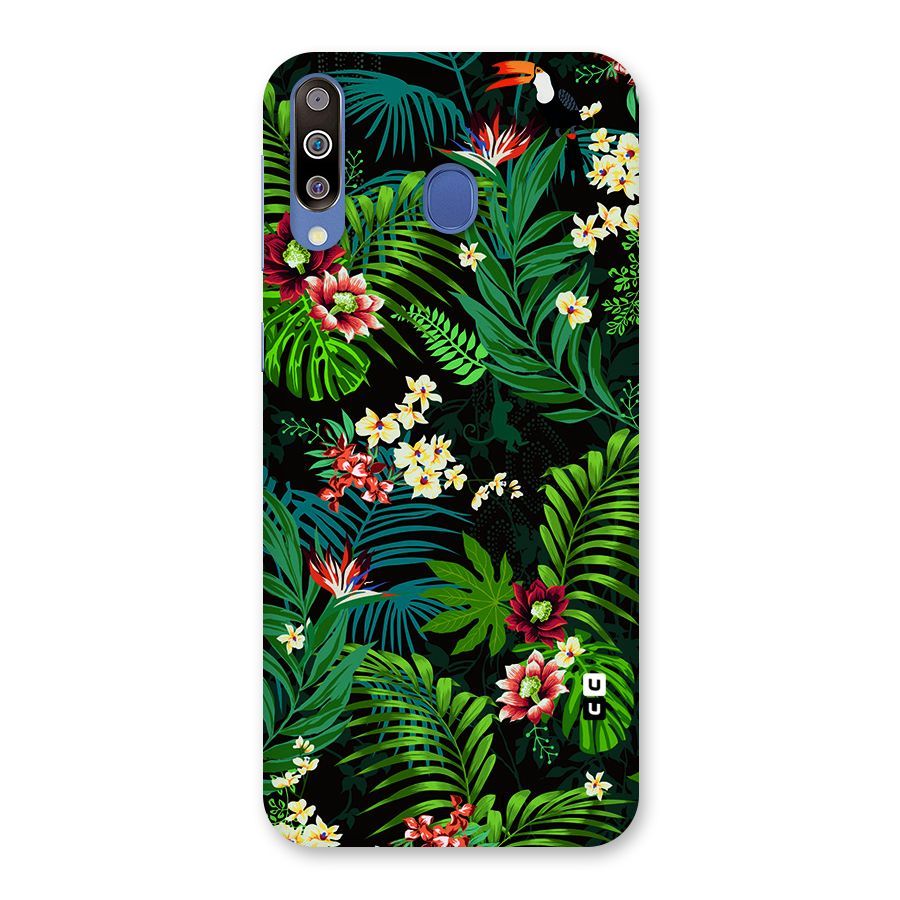 Green Leaf Design Back Case for Galaxy M30