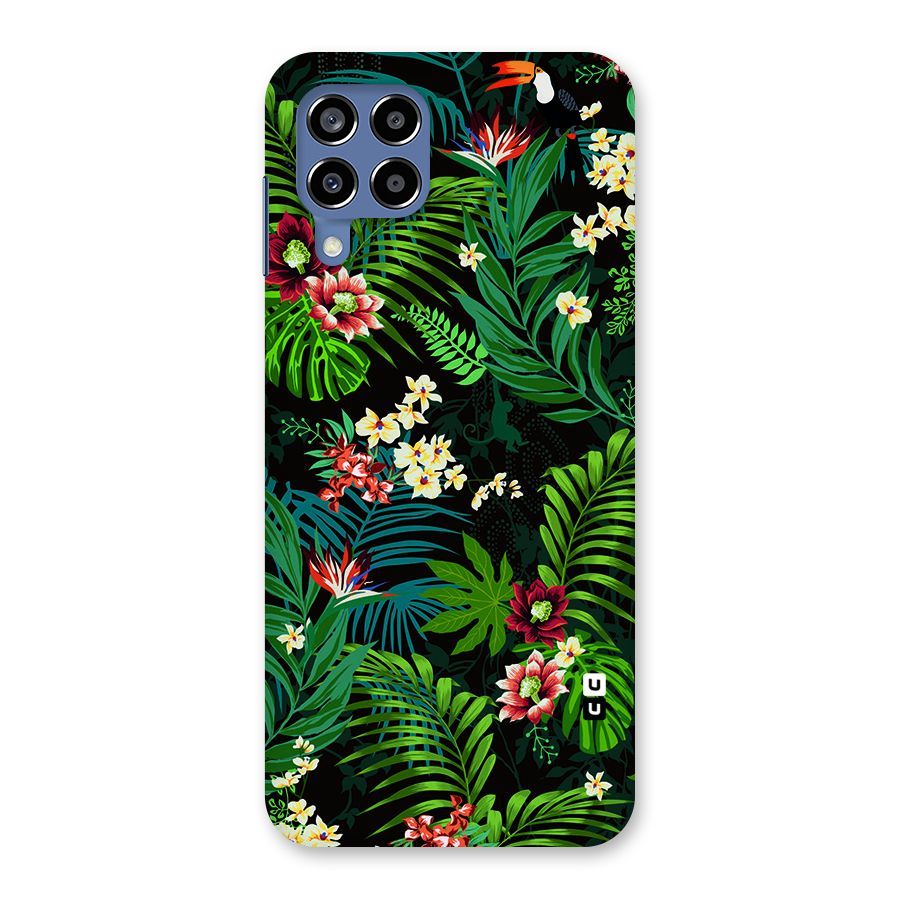 Green Leaf Design Back Case for Galaxy M53 5G