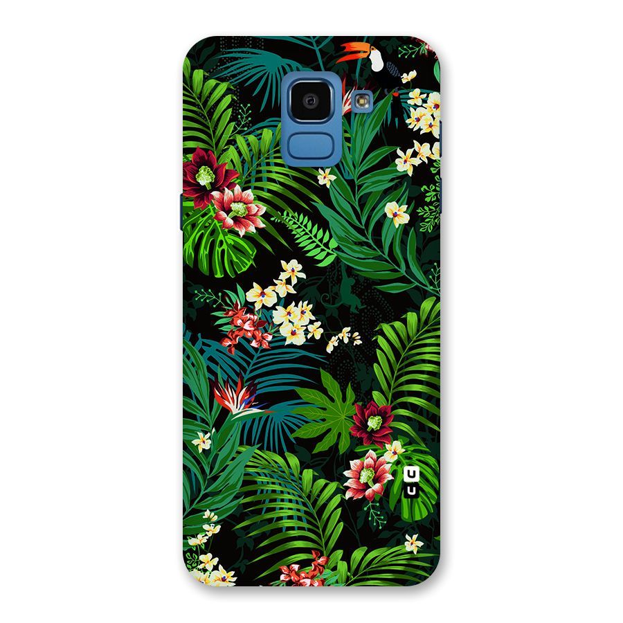 Green Leaf Design Back Case for Galaxy On6