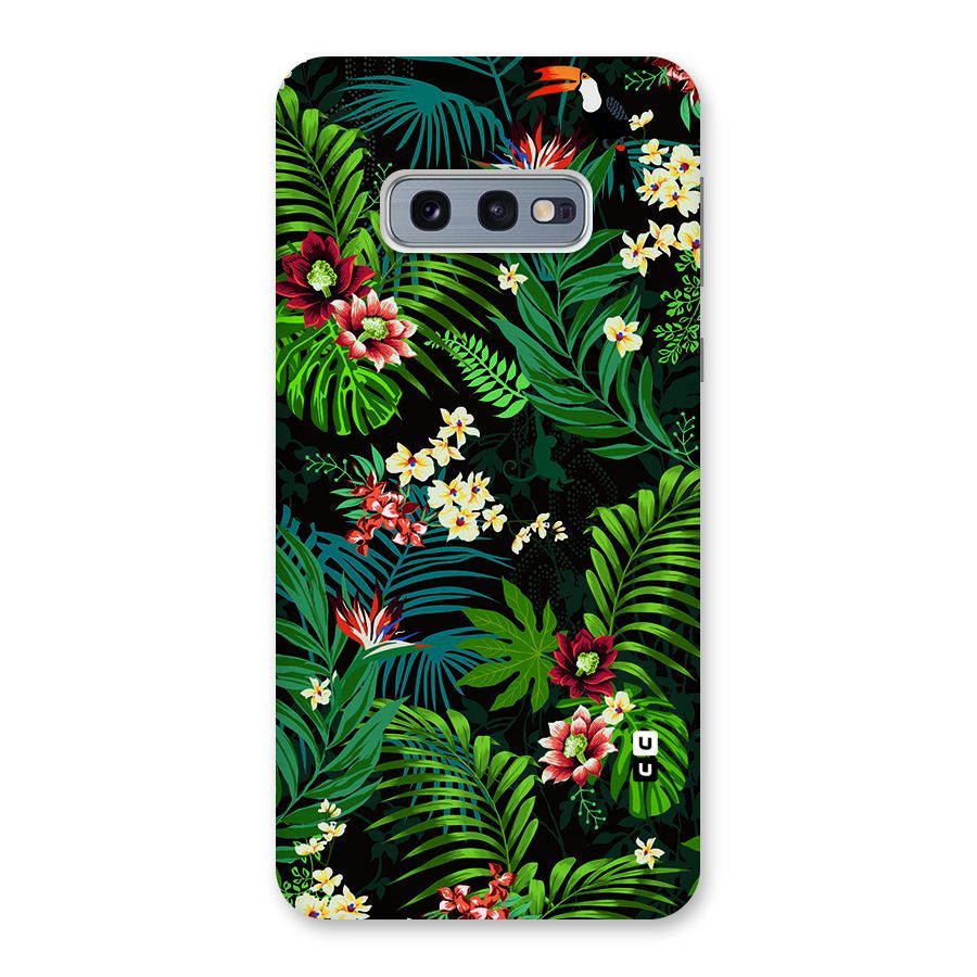 Green Leaf Design Back Case for Galaxy S10e