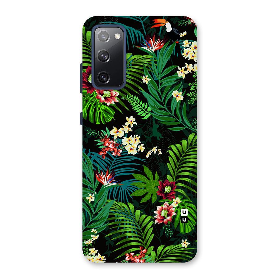 Green Leaf Design Back Case for Galaxy S20 FE