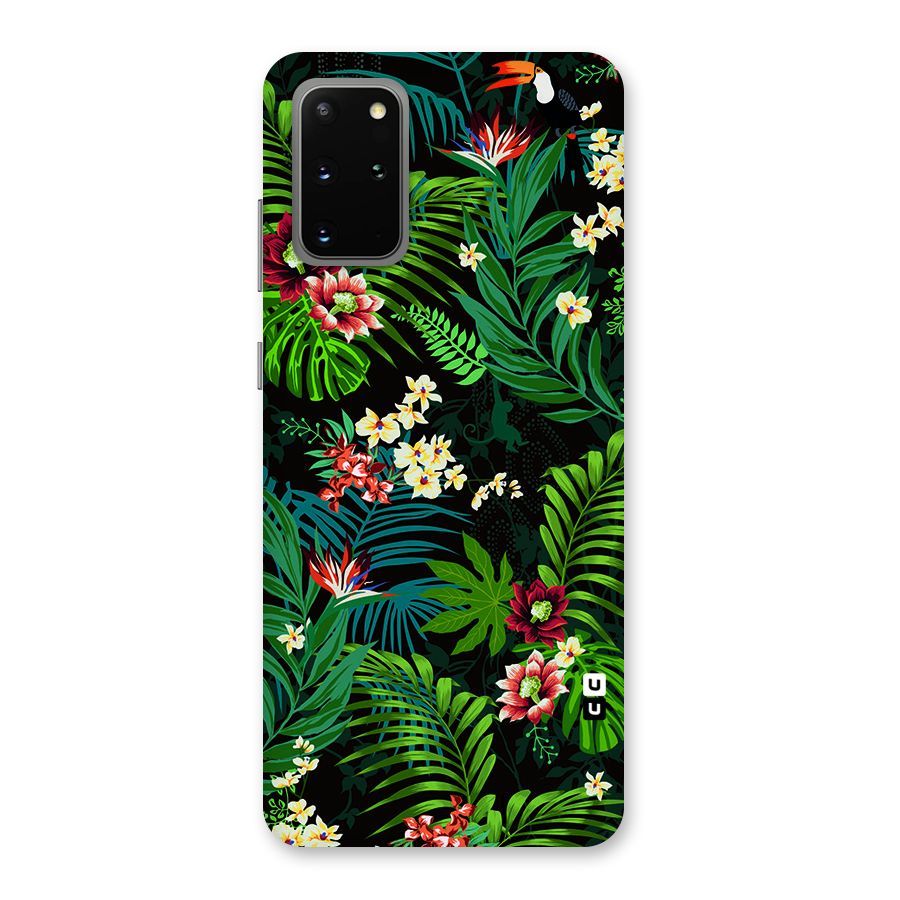 Green Leaf Design Back Case for Galaxy S20 Plus
