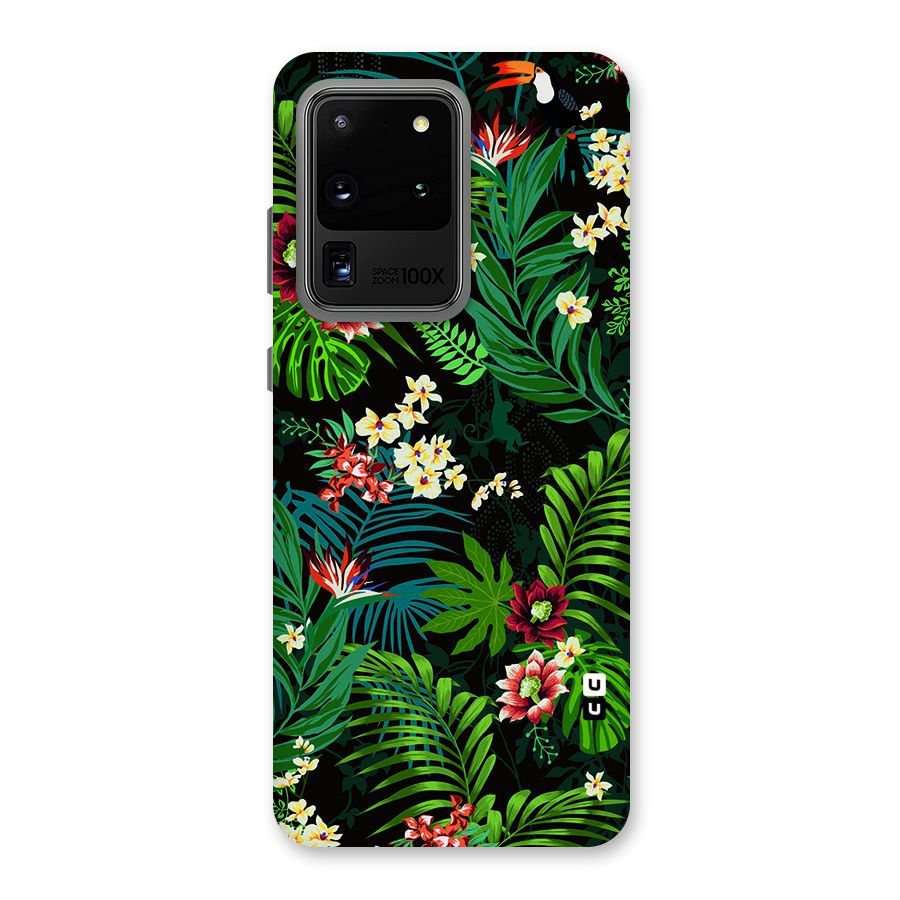 Green Leaf Design Back Case for Galaxy S20 Ultra