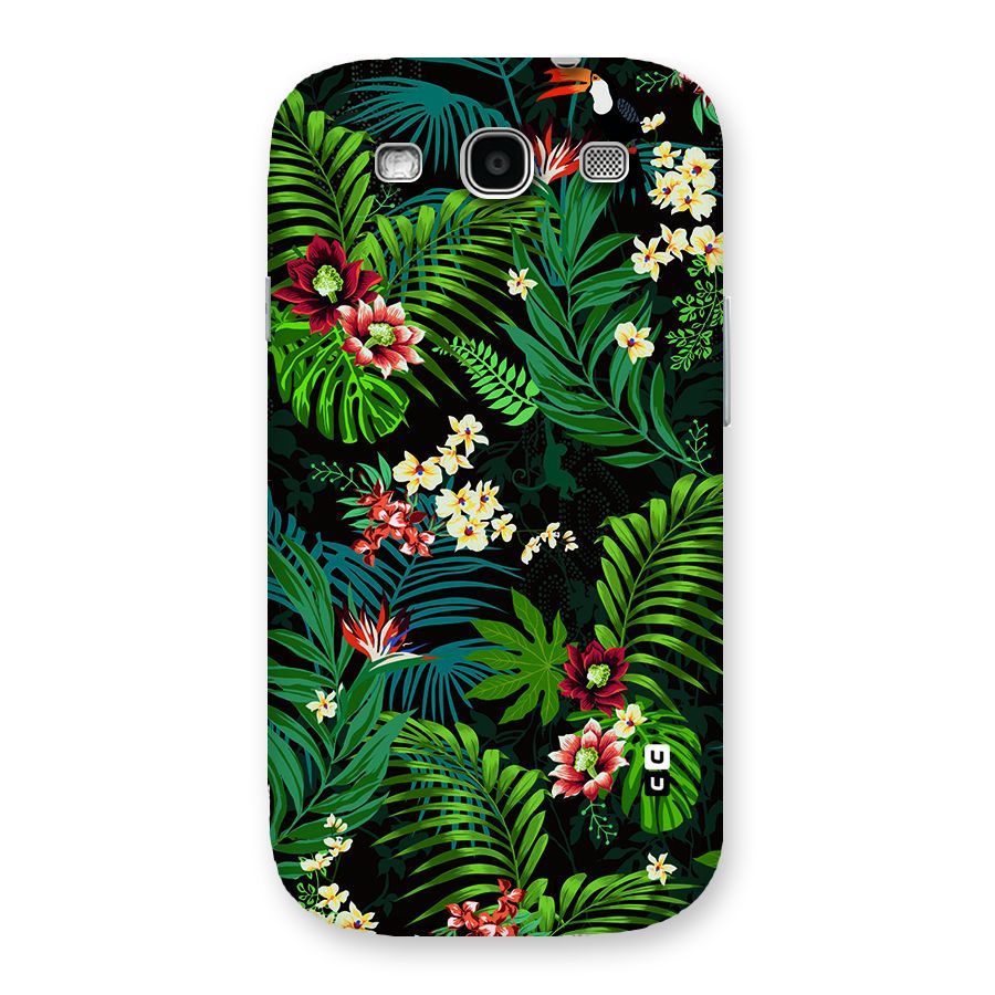 Green Leaf Design Back Case for Galaxy S3