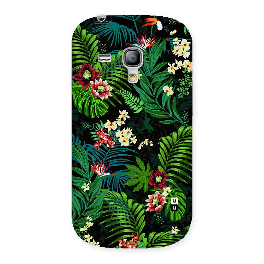 Green Leaf Design Back Case for Galaxy S3 Mini