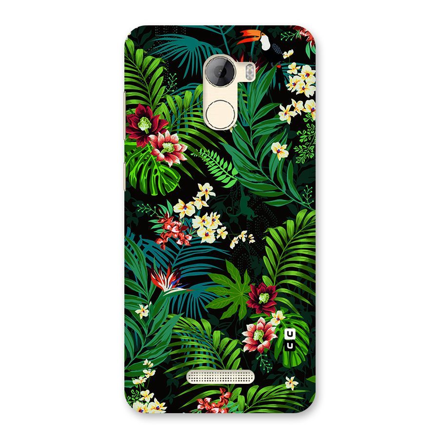 Green Leaf Design Back Case for Gionee A1 LIte