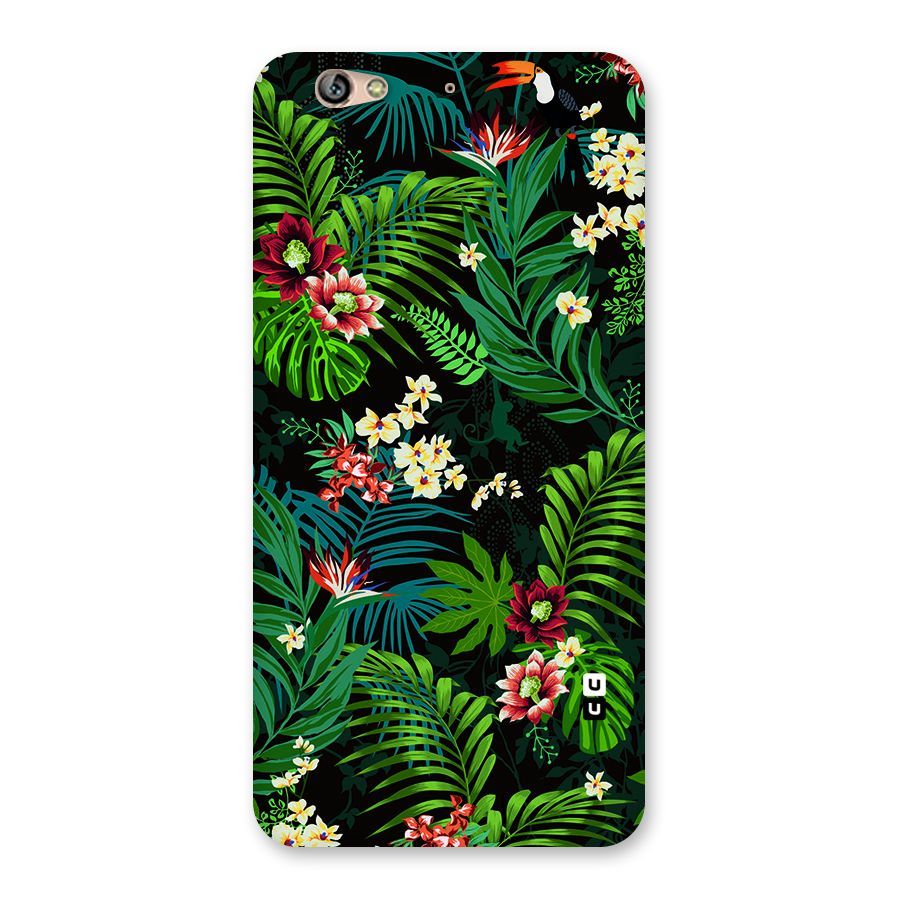 Green Leaf Design Back Case for Gionee S6