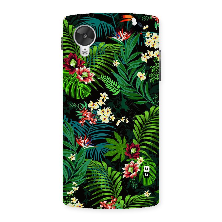 Green Leaf Design Back Case for Google Nexsus 5