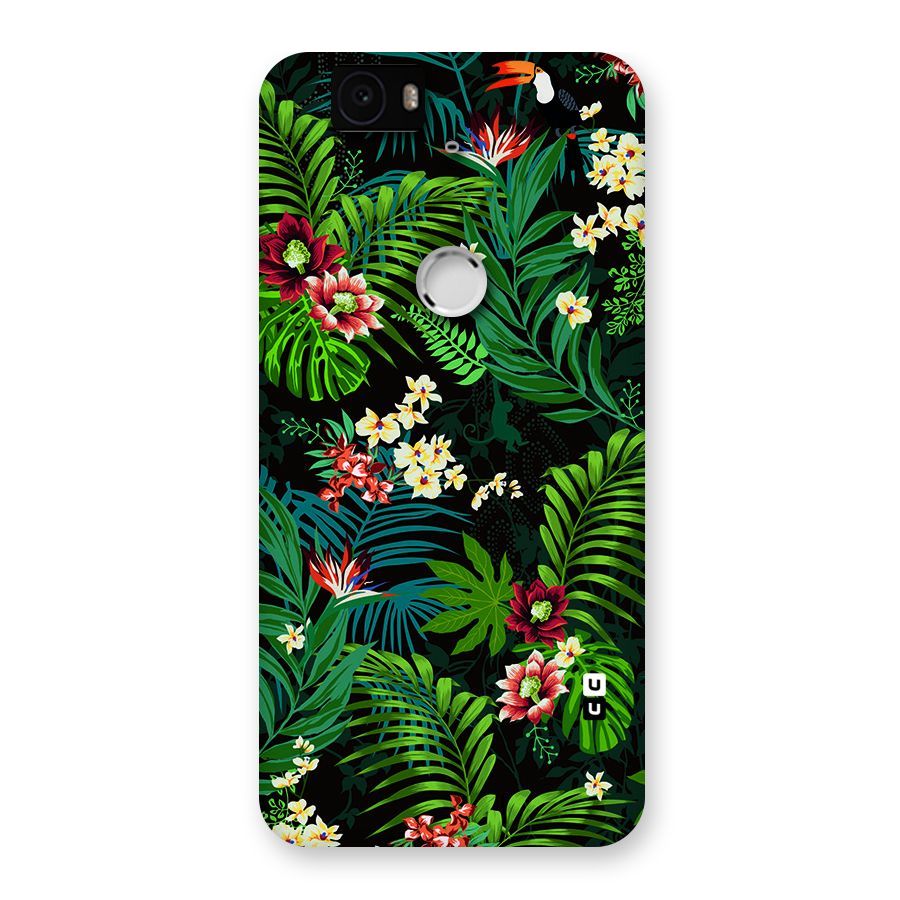 Green Leaf Design Back Case for Google Nexus-6P