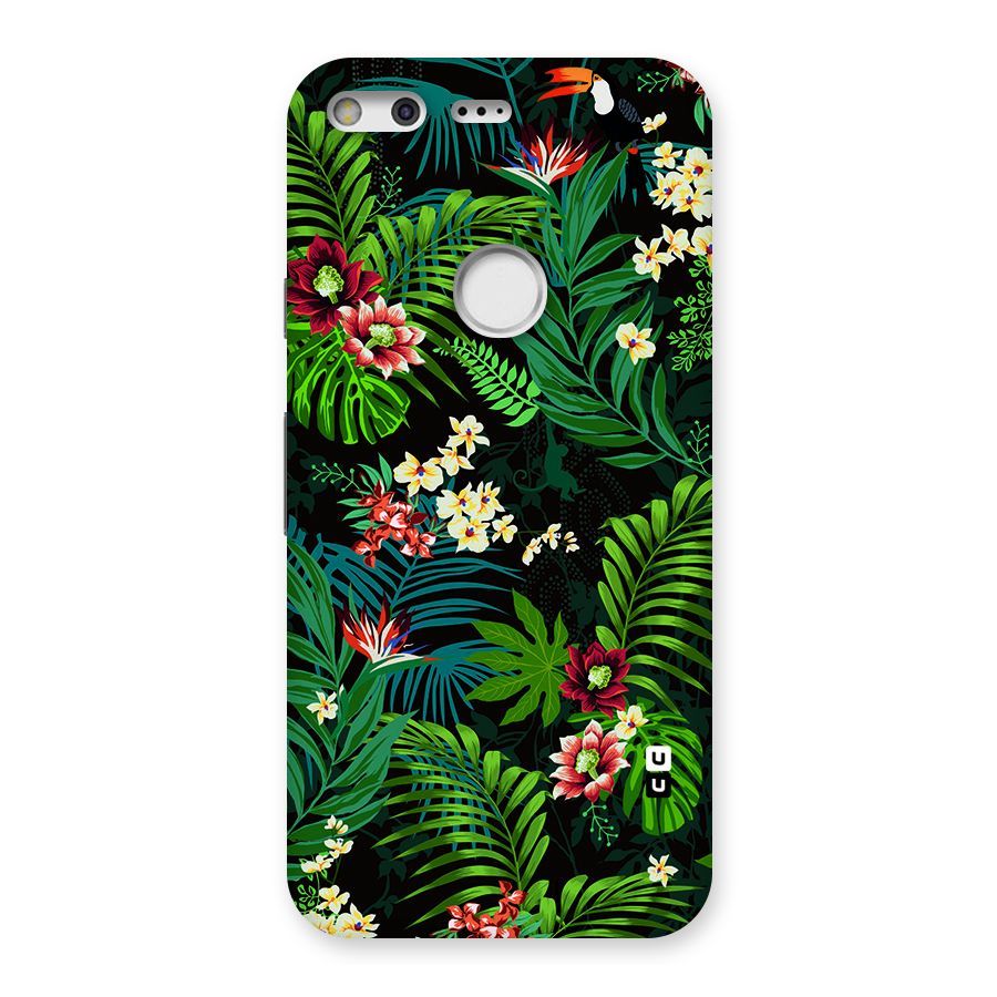 Green Leaf Design Back Case for Google Pixel