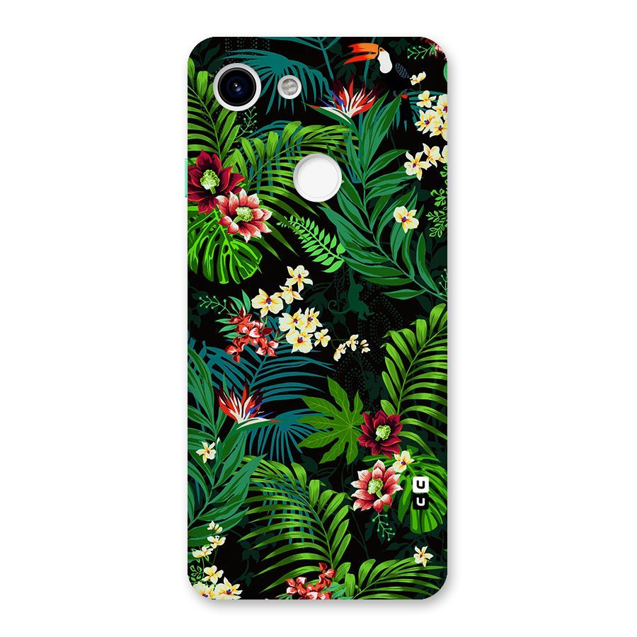 Green Leaf Design Back Case for Google Pixel 3