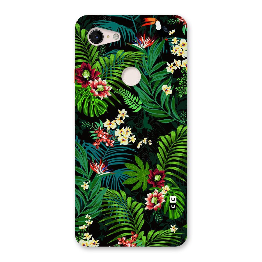 Green Leaf Design Back Case for Google Pixel 3 XL
