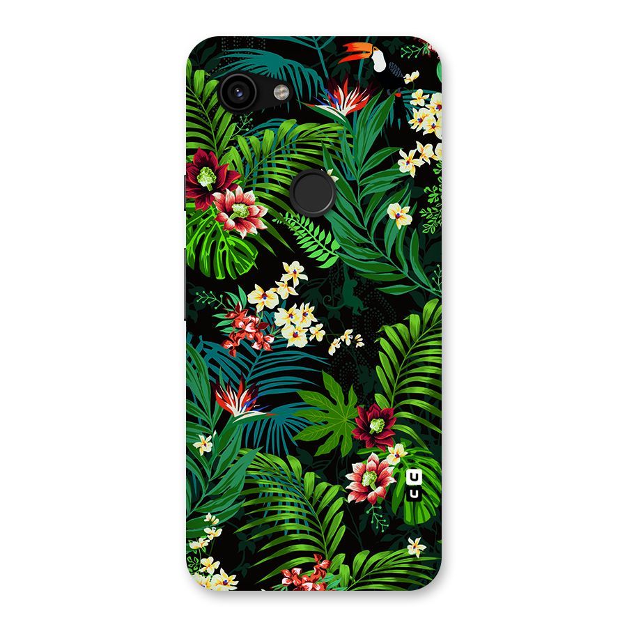 Green Leaf Design Back Case for Google Pixel 3a