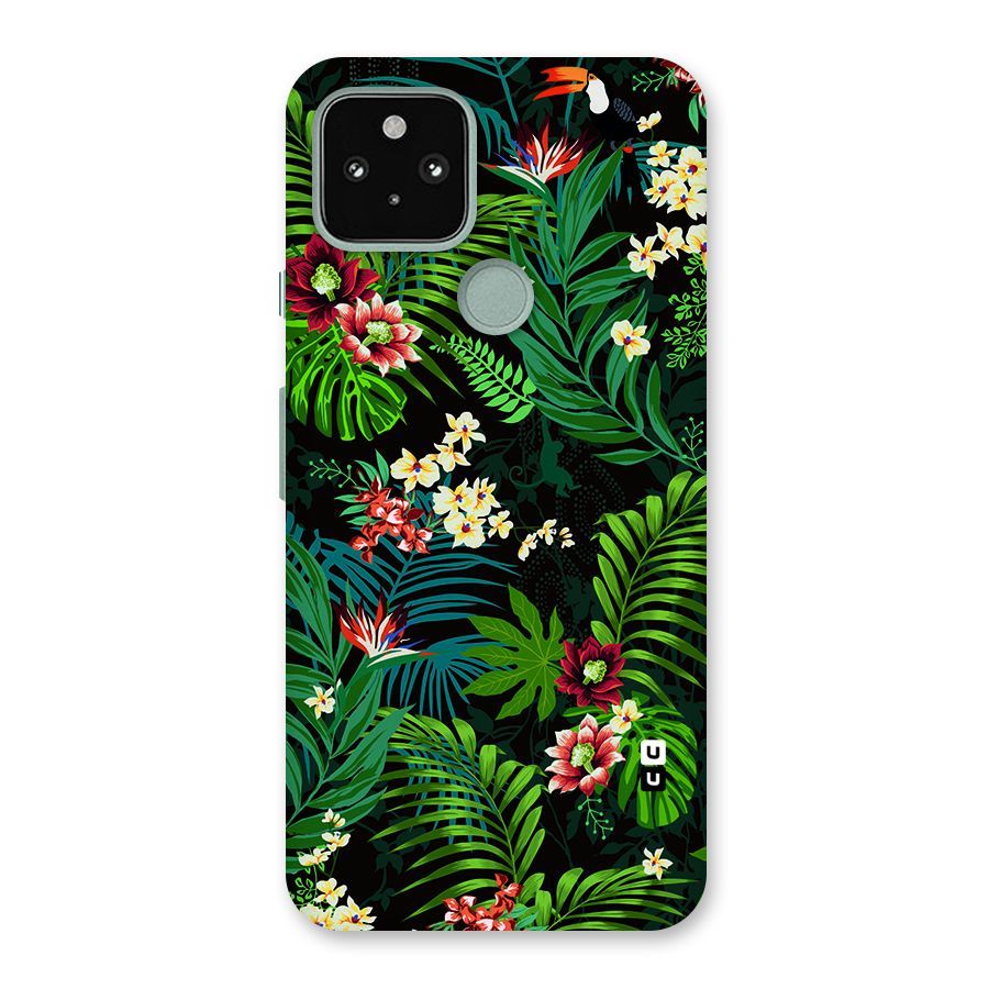 Green Leaf Design Back Case for Google Pixel 5