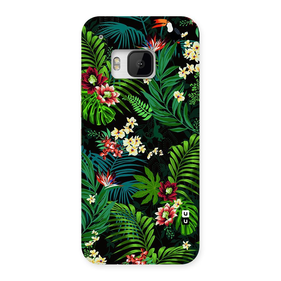 Green Leaf Design Back Case for HTC One M9