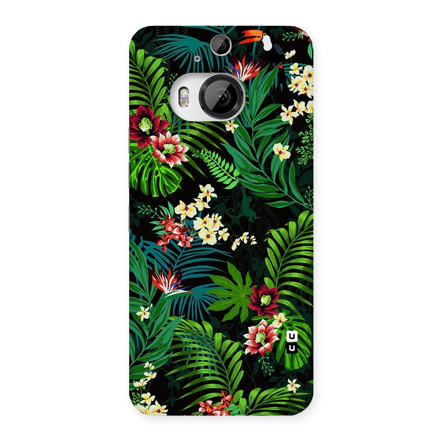 Green Leaf Design Back Case for HTC One M9 Plus
