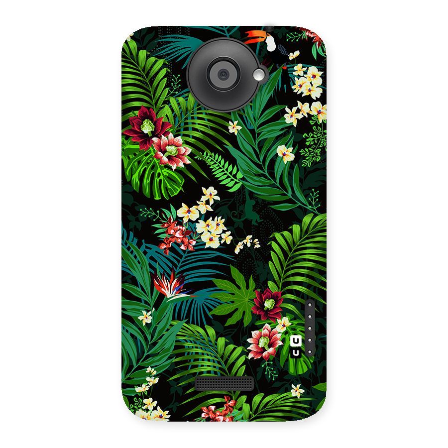 Green Leaf Design Back Case for HTC One X