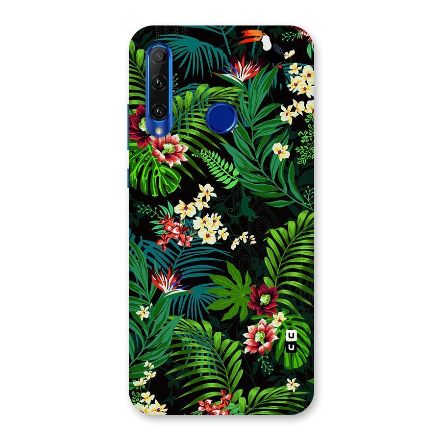 Green Leaf Design Back Case for Honor 20i