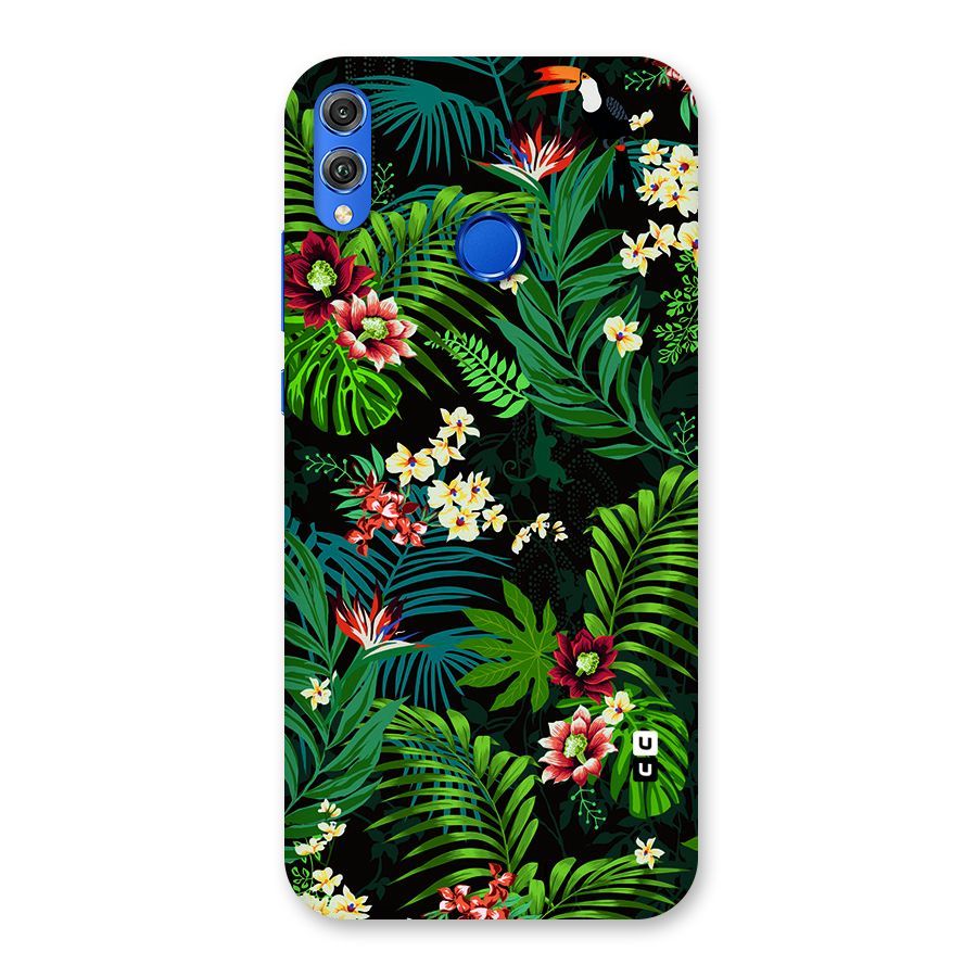 Green Leaf Design Back Case for Honor 8X