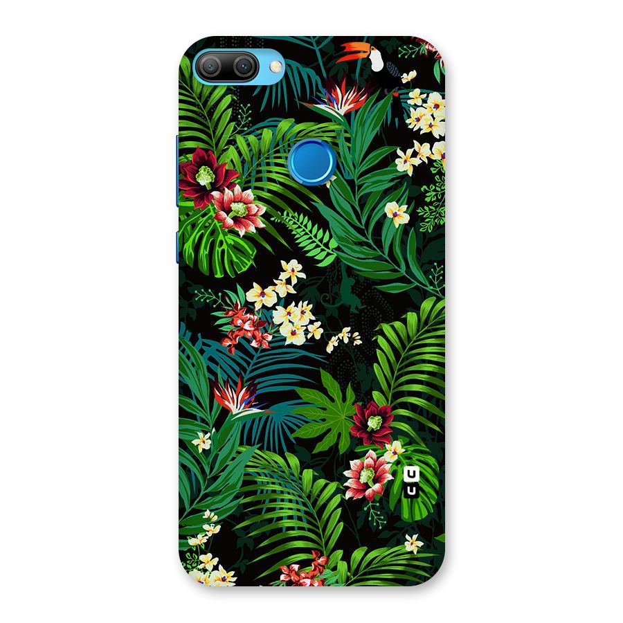 Green Leaf Design Back Case for Honor 9N