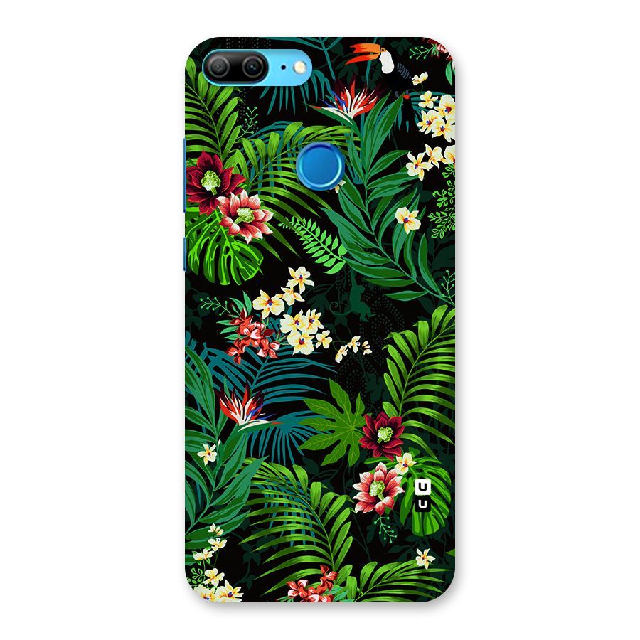 Green Leaf Design Back Case for Honor 9 Lite