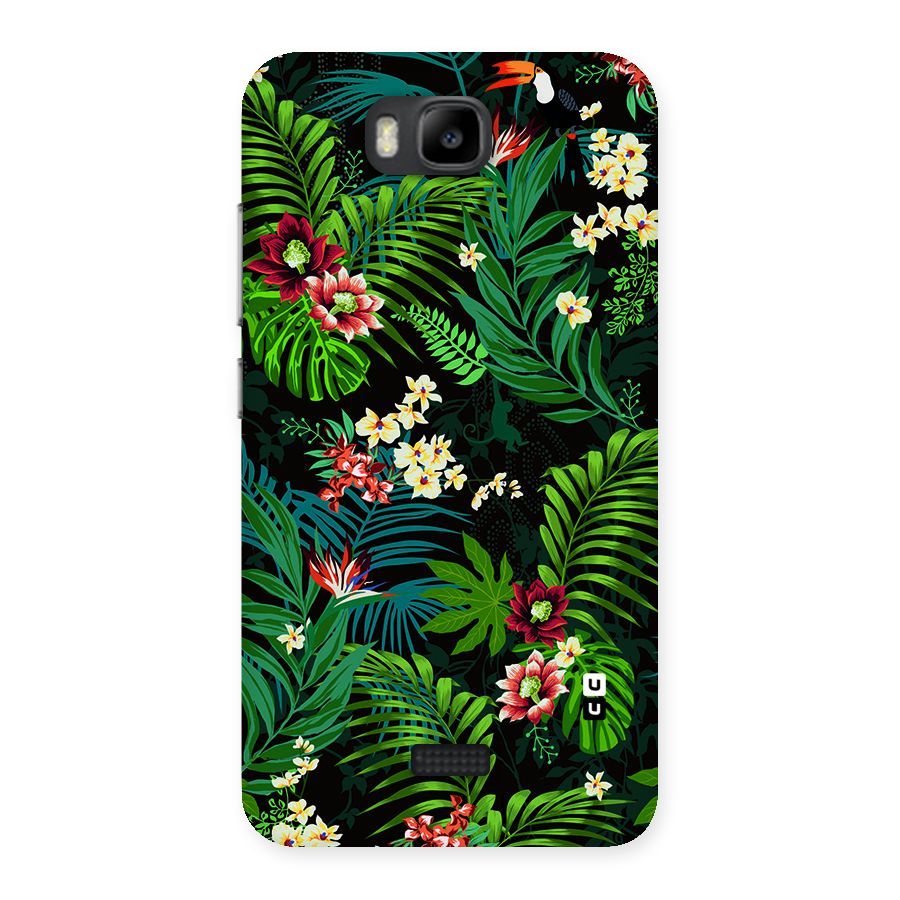 Green Leaf Design Back Case for Honor Bee