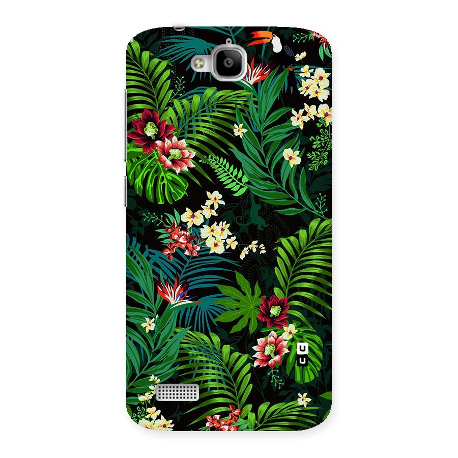 Green Leaf Design Back Case for Honor Holly