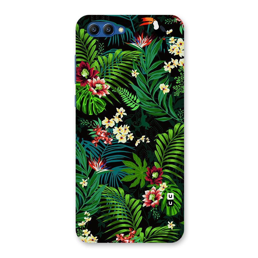 Green Leaf Design Back Case for Honor View 10