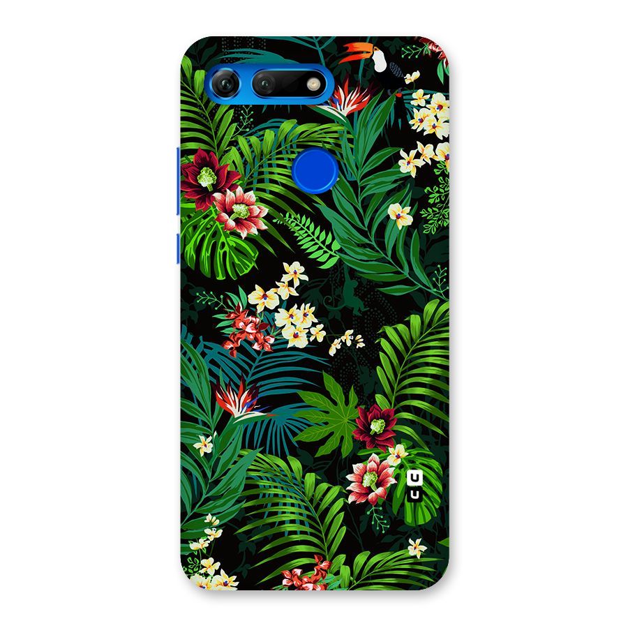 Green Leaf Design Back Case for Honor View 20