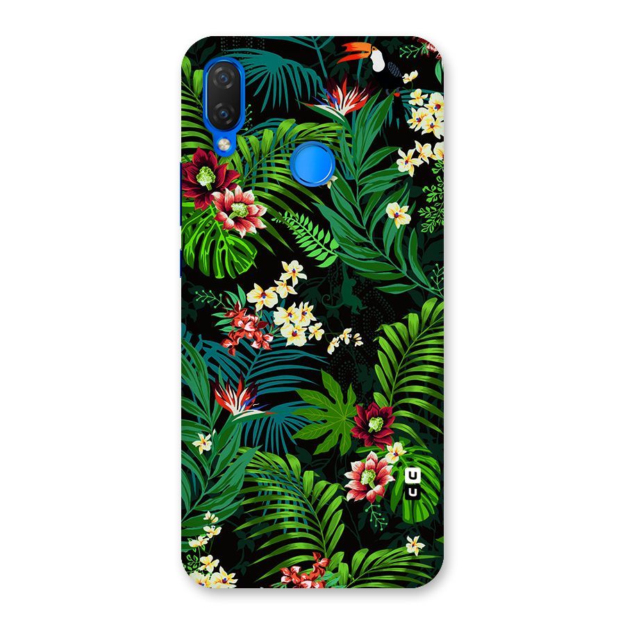 Green Leaf Design Back Case for Huawei P Smart+