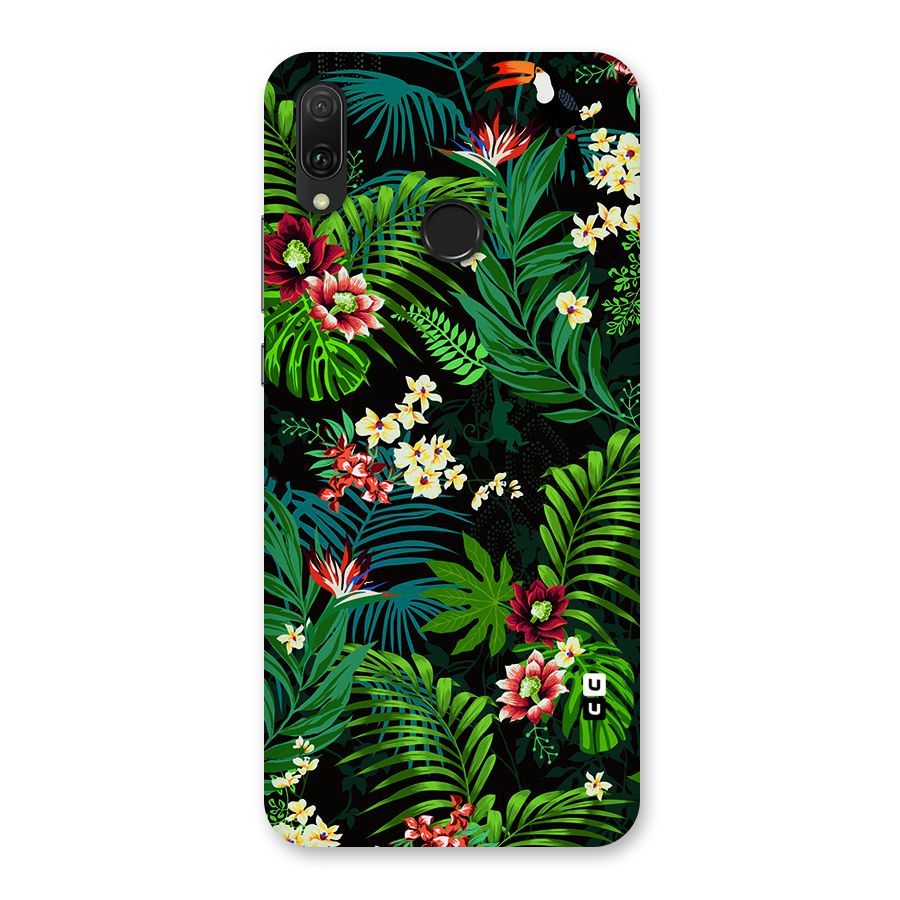 Green Leaf Design Back Case for Huawei Y9 (2019)