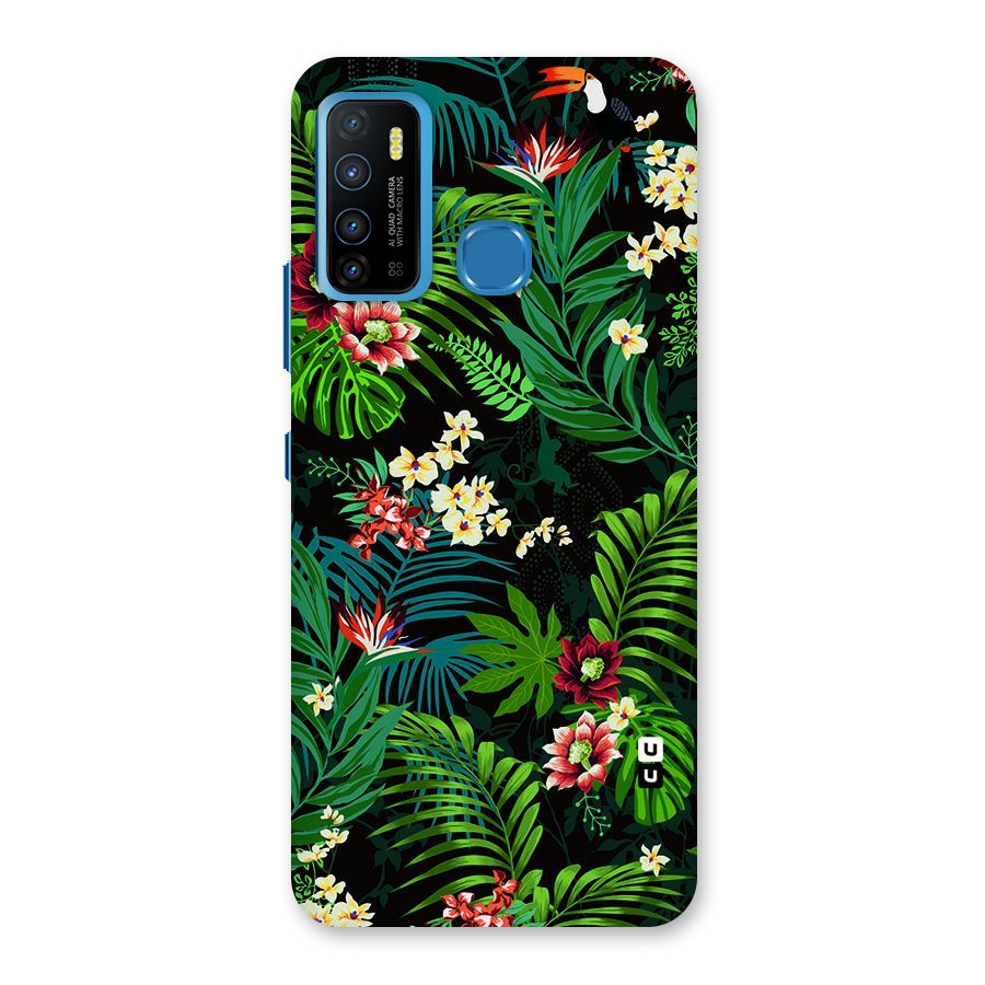 Green Leaf Design Back Case for Infinix Hot 9