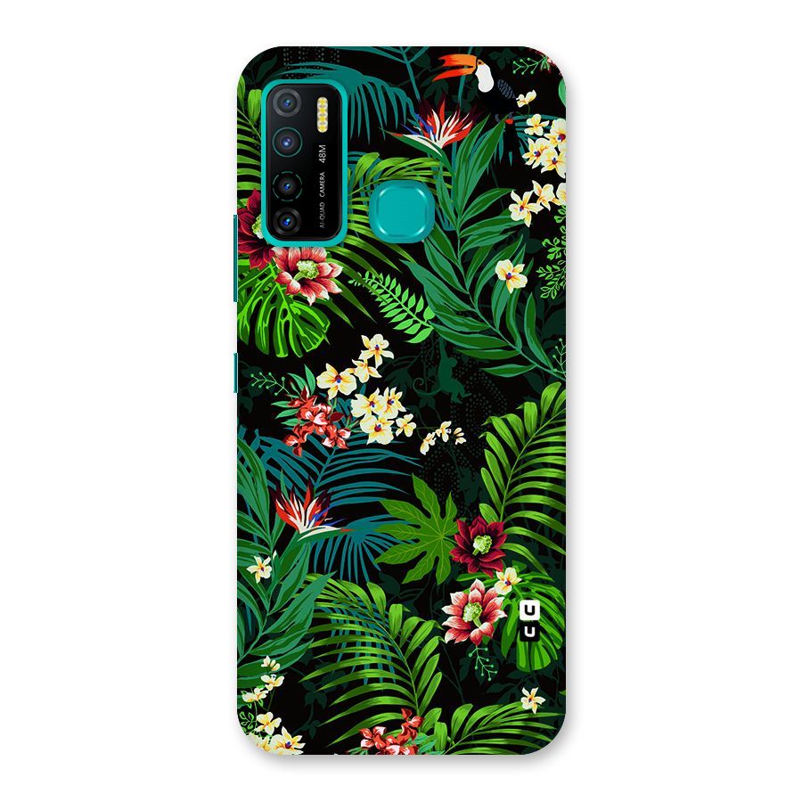 Green Leaf Design Back Case for Infinix Hot 9 Pro