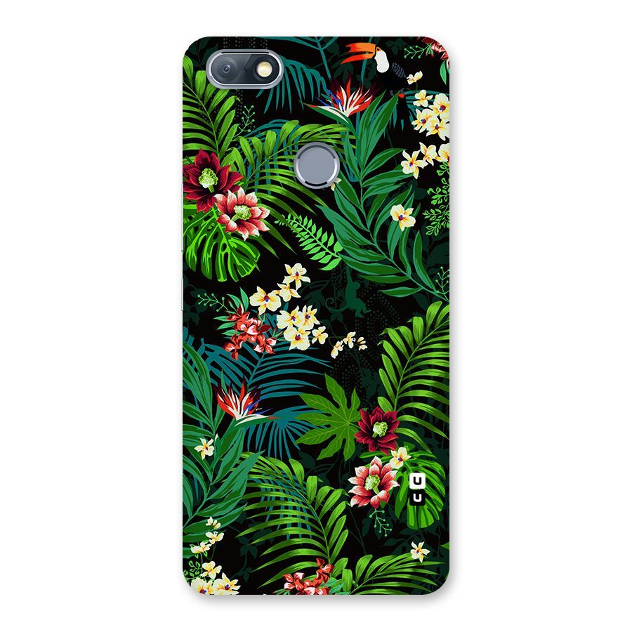 Green Leaf Design Back Case for Infinix Note 5