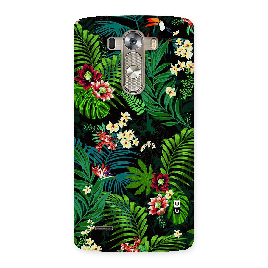 Green Leaf Design Back Case for LG G3