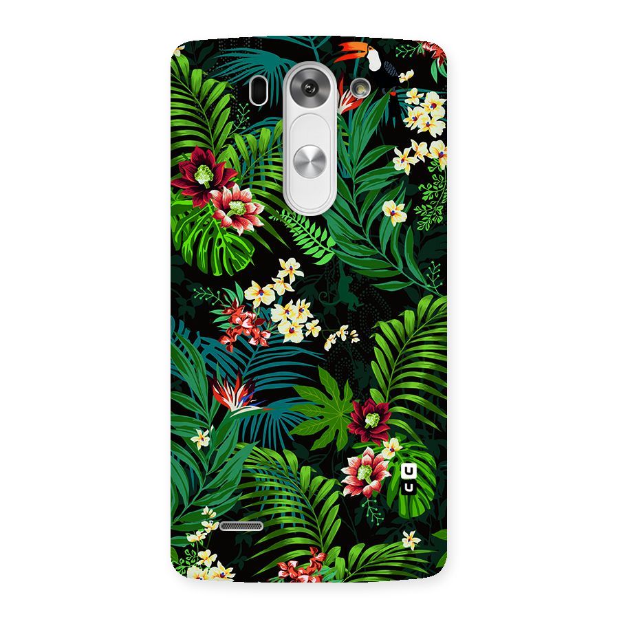 Green Leaf Design Back Case for LG G3 Beat