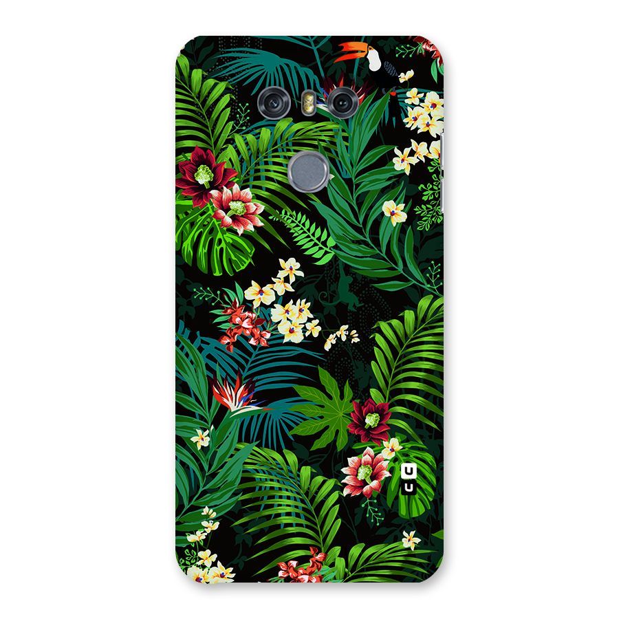 Green Leaf Design Back Case for LG G6