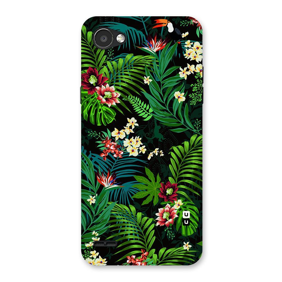 Green Leaf Design Back Case for LG Q6