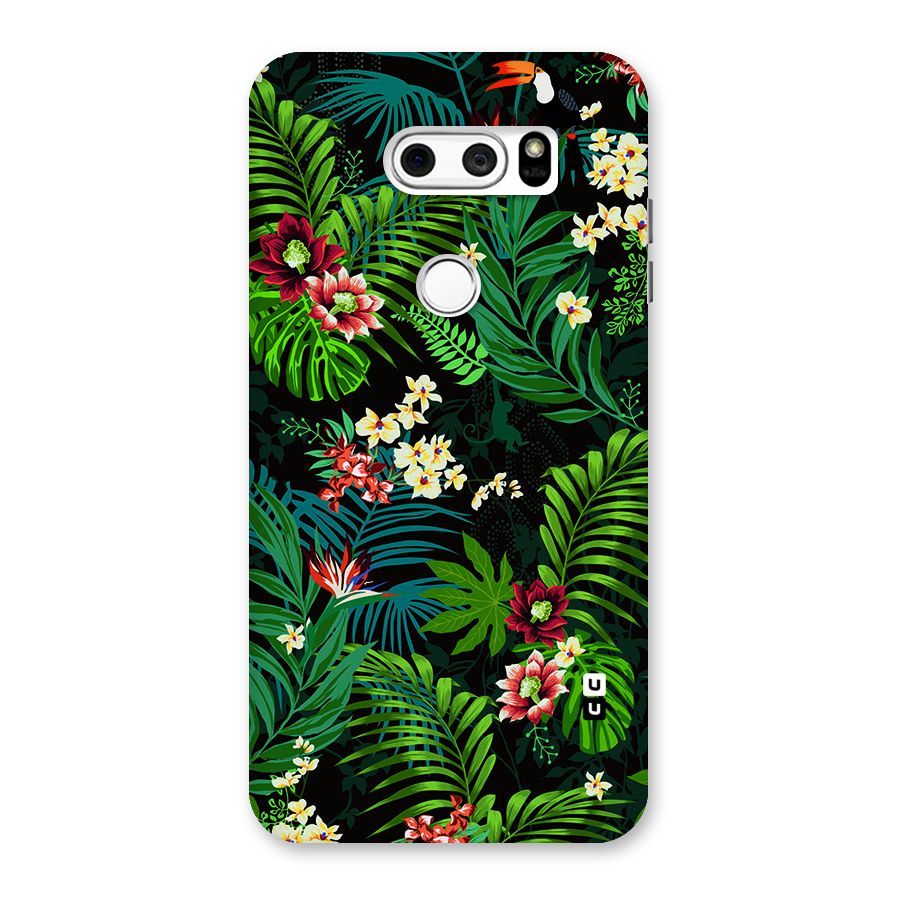 Green Leaf Design Back Case for LG V30