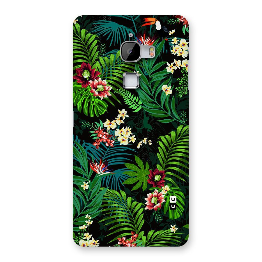 Green Leaf Design Back Case for LeTv Le Max