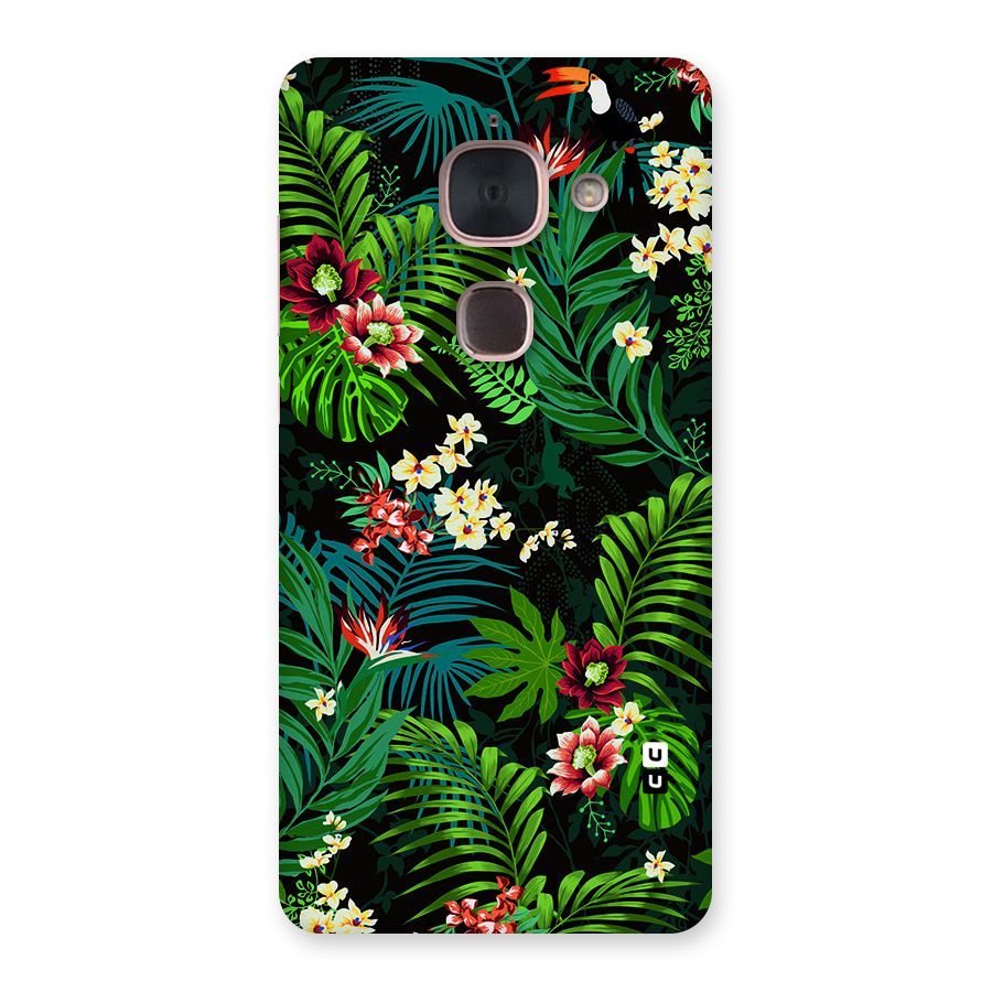 Green Leaf Design Back Case for Le Max 2