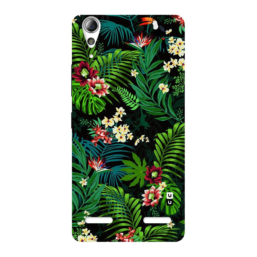 Green Leaf Design Back Case for Lenovo A6000
