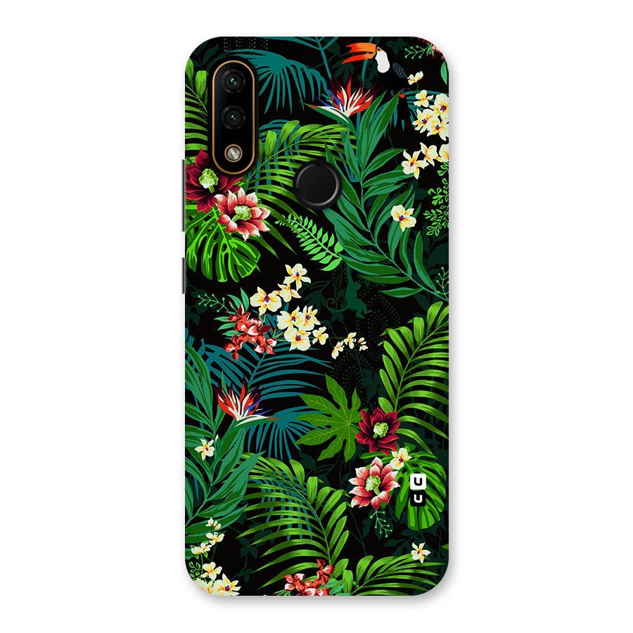 Green Leaf Design Back Case for Lenovo A6 Note